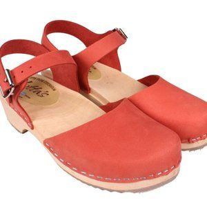 Low Wood Clogs in Persien Plum Coloured Oiled Nubuck NEW